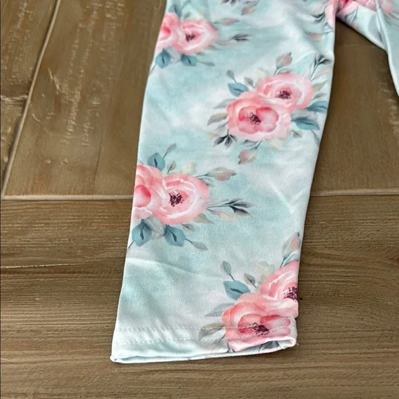 Adorable Sweetness Two Piece Peach Ruffle Tiered Capri Set - Size 2T - NWOT - Picture 10 of 12